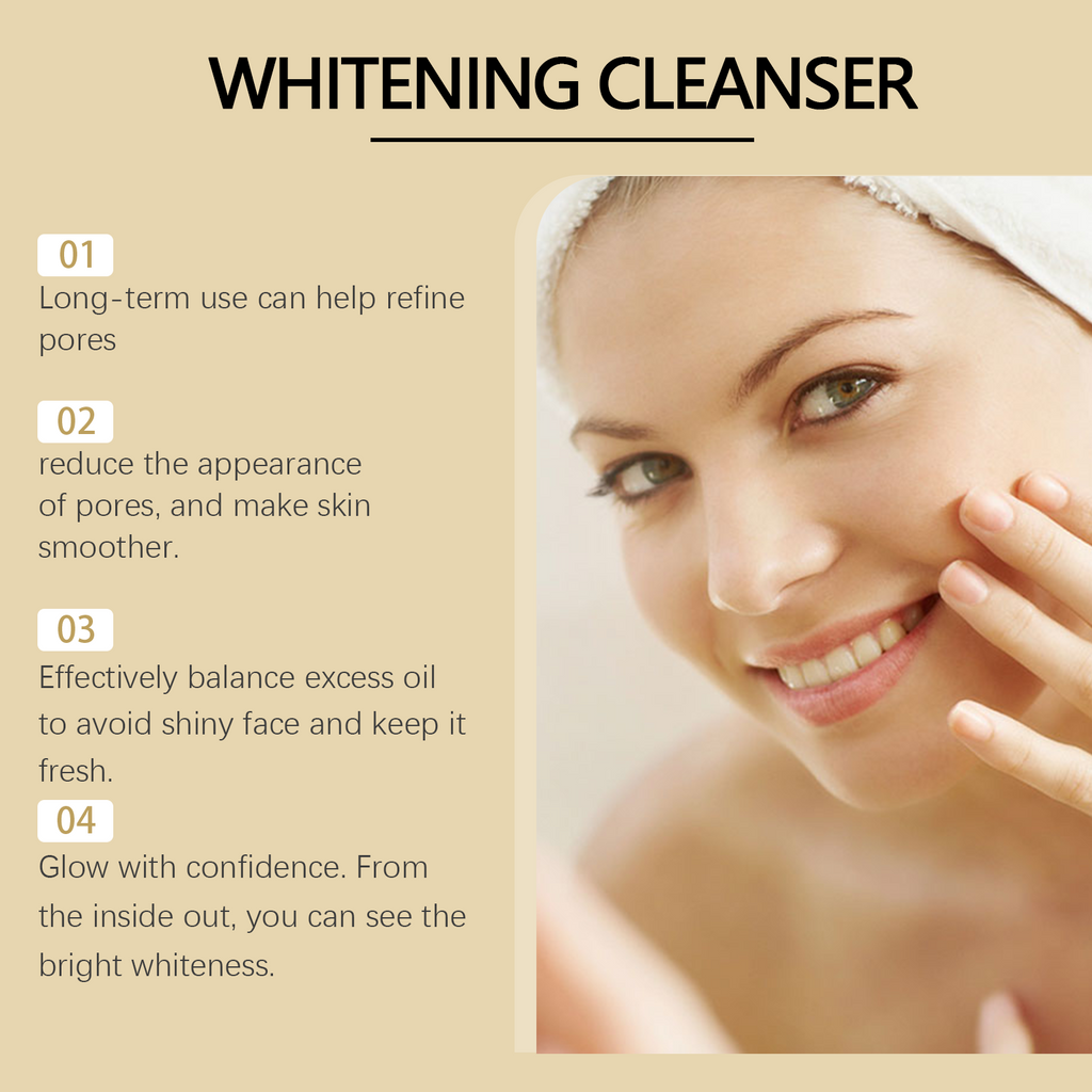 Nicotinamide Brightening Cleanser Hydrates Gently And Refreshes Facial Skin Brightening Cleanser